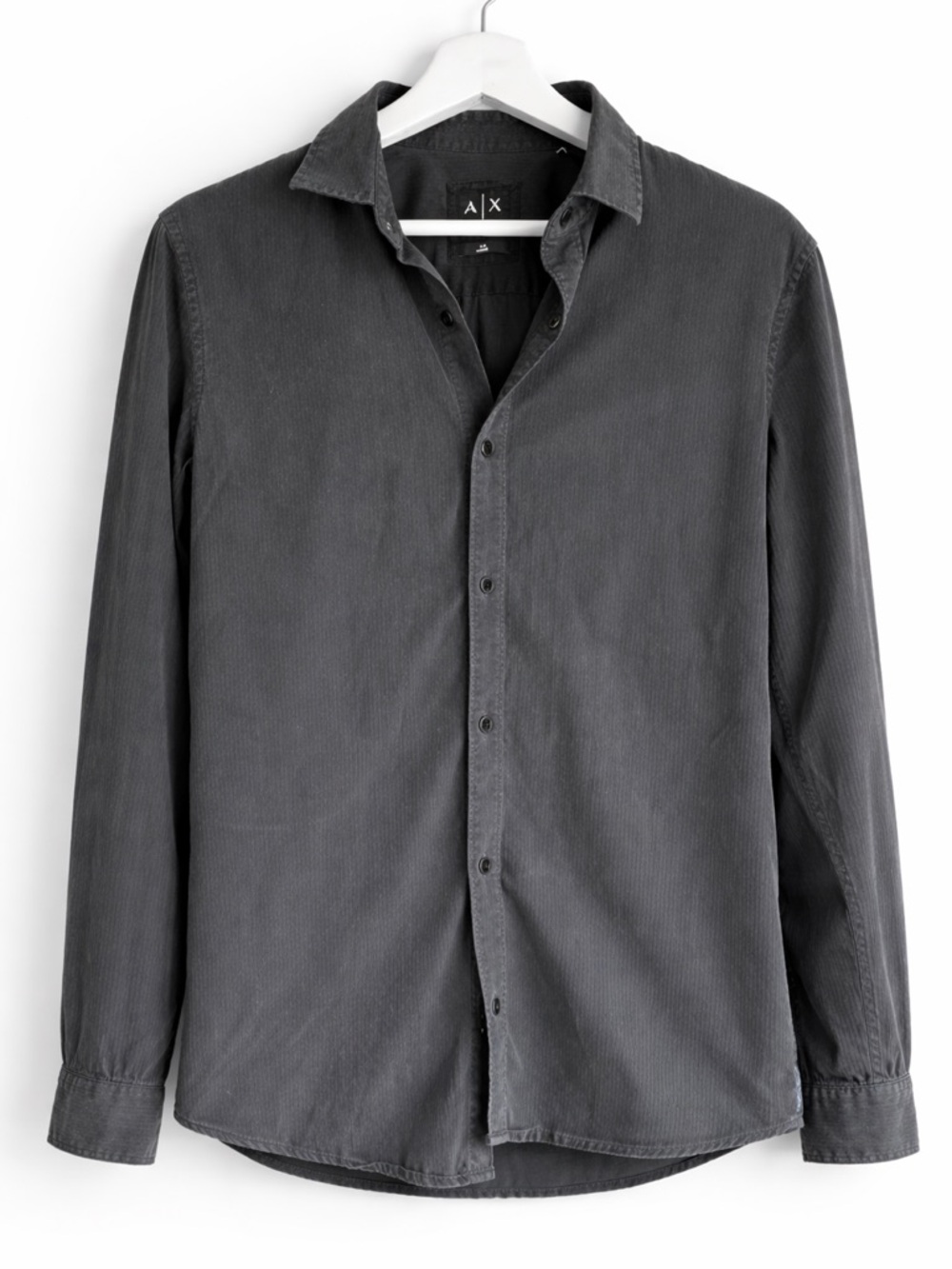 Armani Exchange Black Casual Button Down Shirt